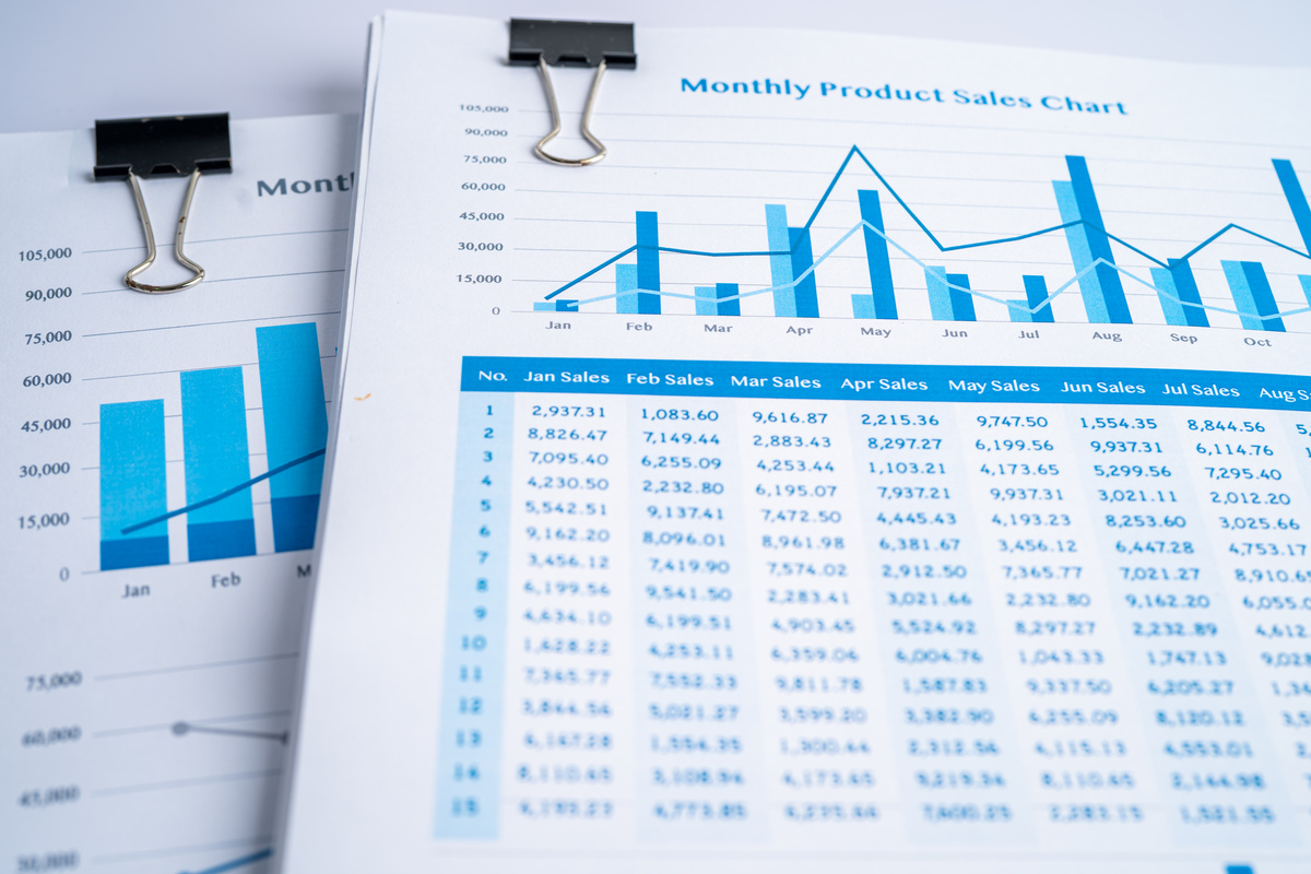 Spreadsheet Table Paper. Finance Development, Banking Account, S